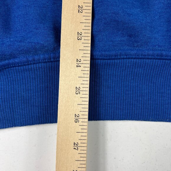 VTG 90s Crable NFL New York Giants Sweatshirt Large Blue Faded Thrashed Crewneck - Picture 14 of 16